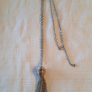 Brighton Neptune Rings tassel necklace.  Like new condition.  No tarnish.